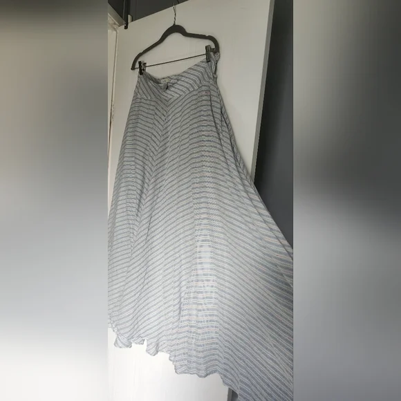 Odille Multicolor Striped A-Line Skirt - Picture 11 of 12